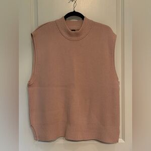 Free People Sweater tank in light pink — Easy Street Tank